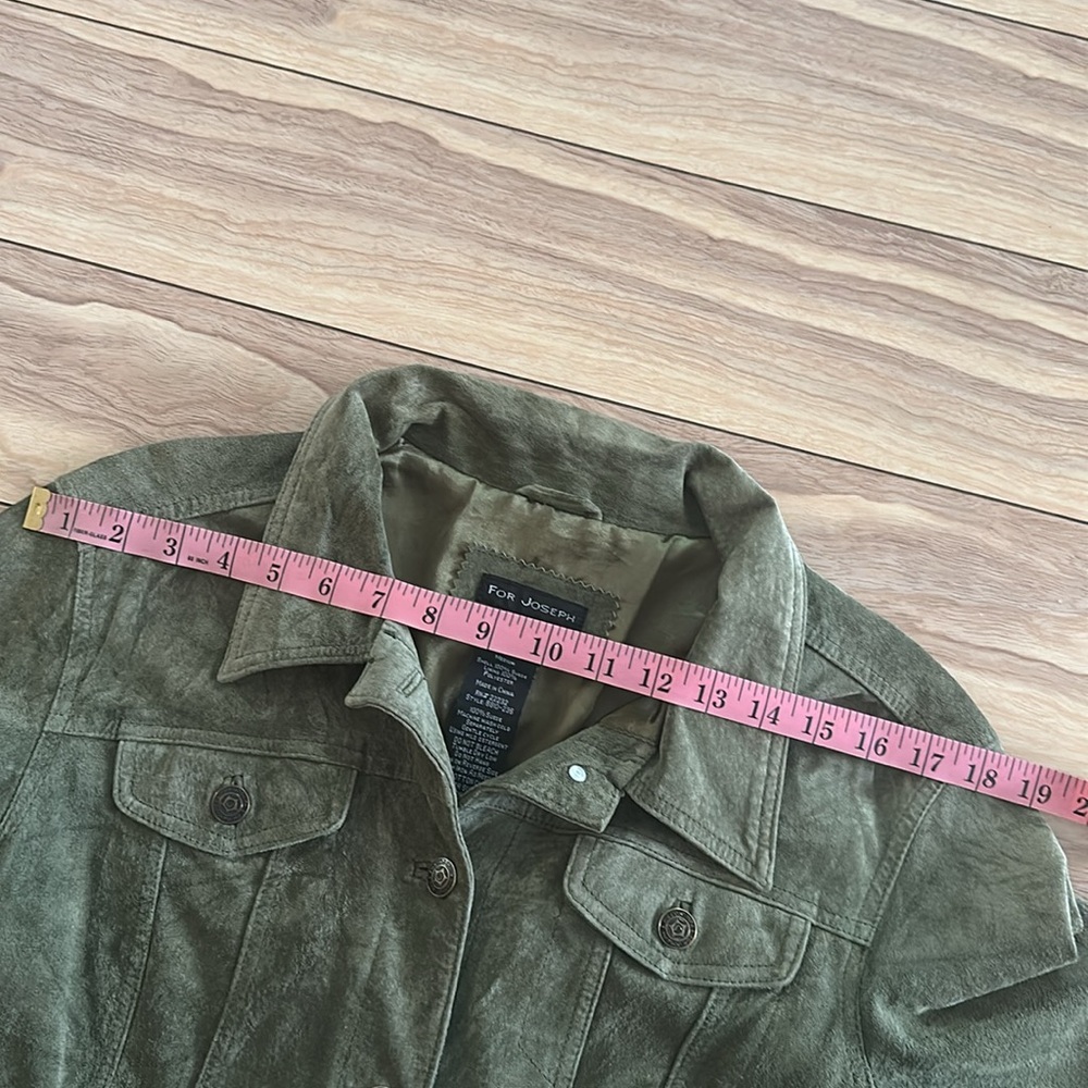 For Joseph Green Suede Jacket - Picture 9 of 11